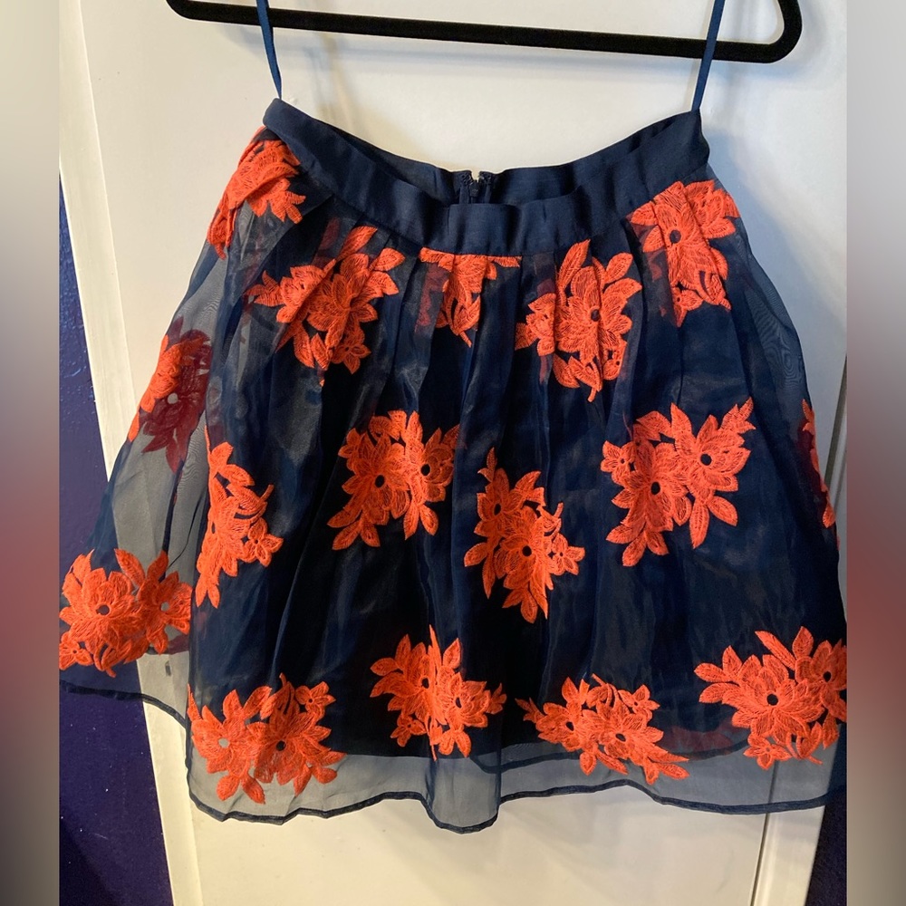 Maeve Pome Blossom Anthropologie Skirt